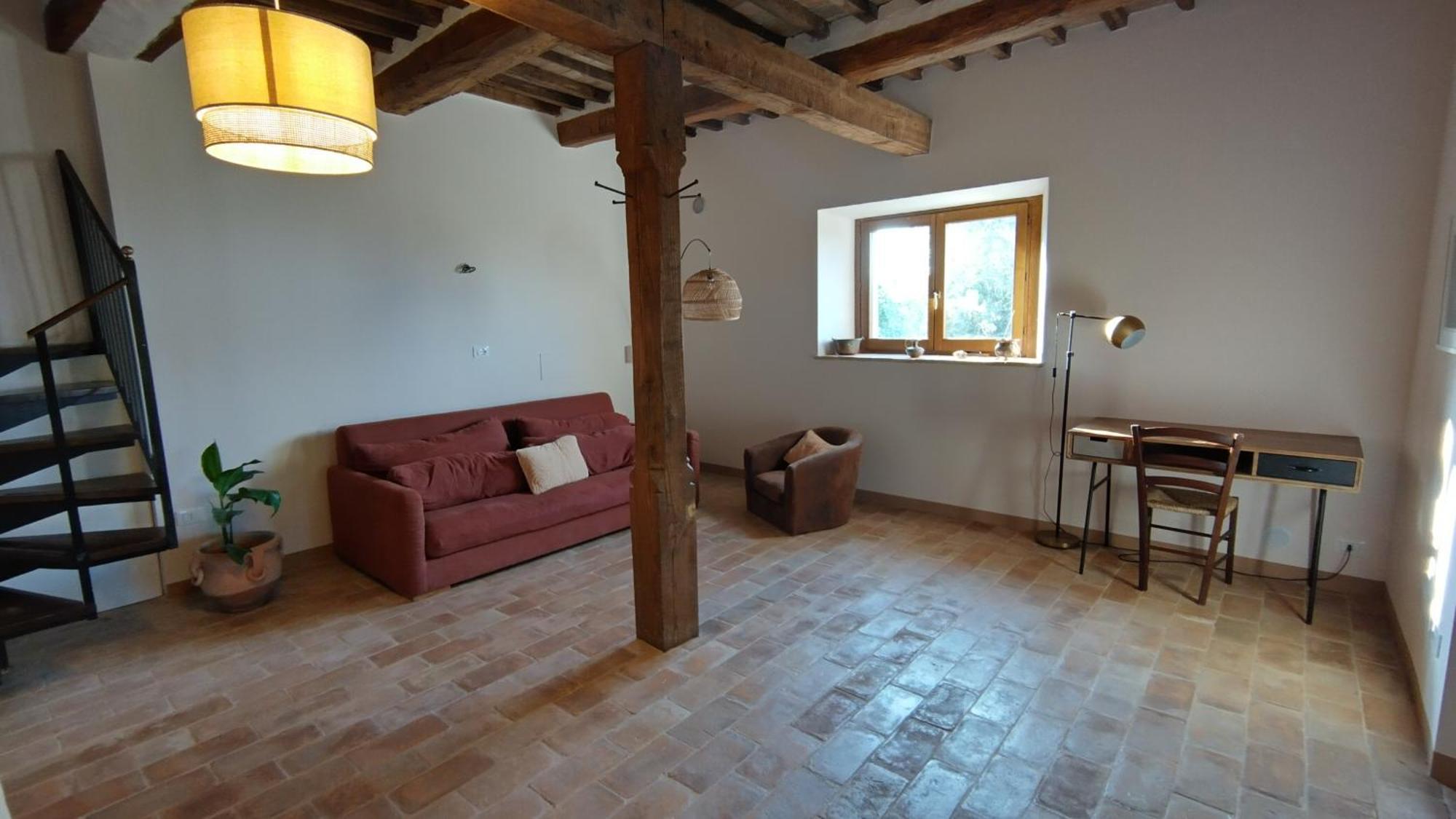 Podere Cerrete - Eco Farmhouse Castel del Piano Kültér fotó